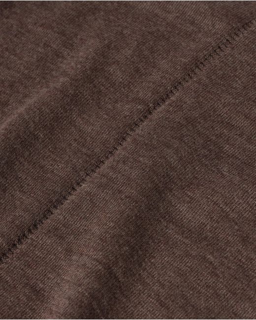 Johnstons White Beatrice Superfine Cashmere Jumper
