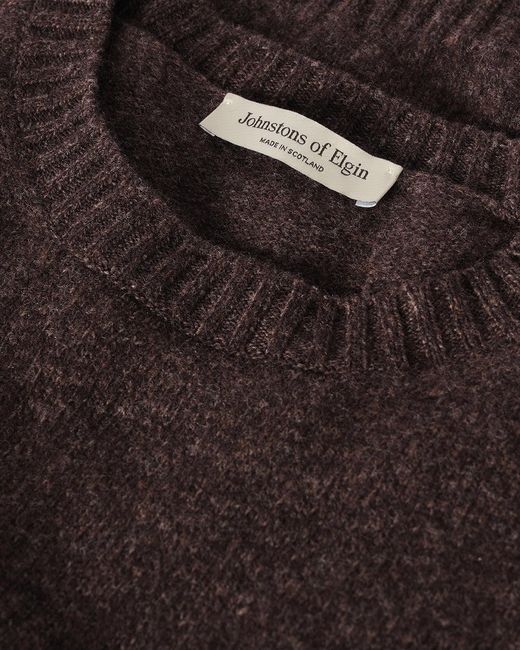 Johnstons White Blyth Lambswool Jumper