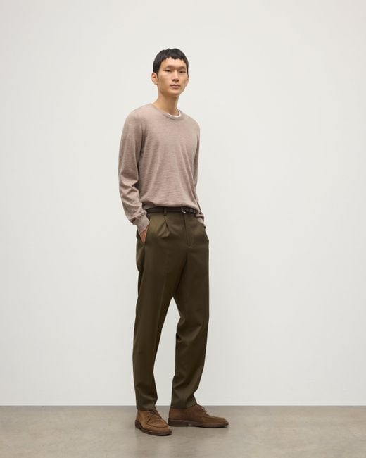 Johnstons Natural Fin Light Superfine Cashmere Jumper for men