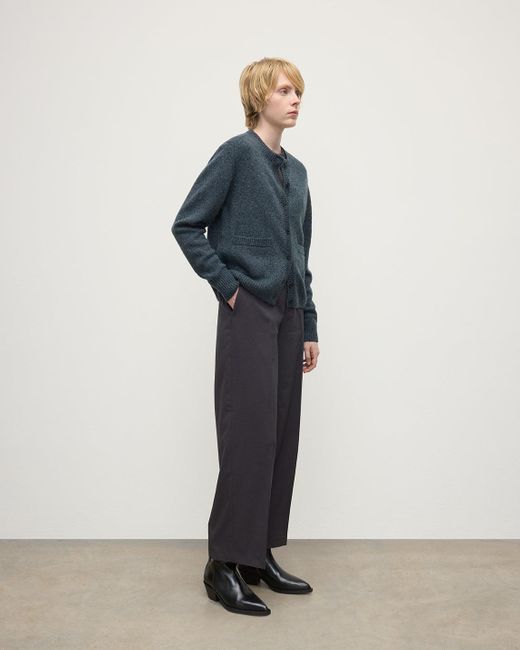 Johnstons of Elgin レディース ブルー ドネガル・カシミヤ