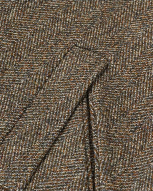 Johnstons Brown Brodie Wool Car Coat