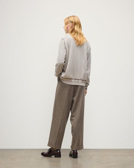 Johnstons White Effie Superfine Cashmere Cardigan