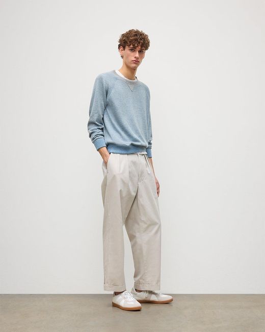 Johnstons Blue Beach Cashmere Sweatshirt