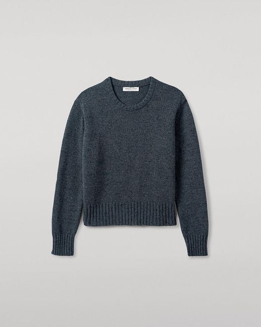 Johnstons Blue Donegal Cashmere Jumper