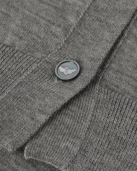 Johnstons White Honor Superfine Cashmere Cardigan