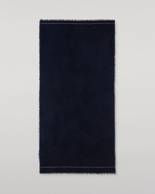 Johnstons Blue Usan Cashmere Scarf