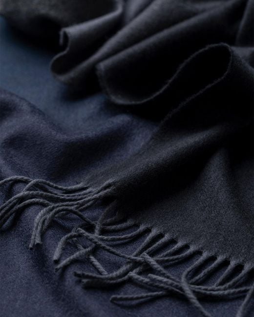 Johnstons Blue Umbra Ombré Cashmere Stole