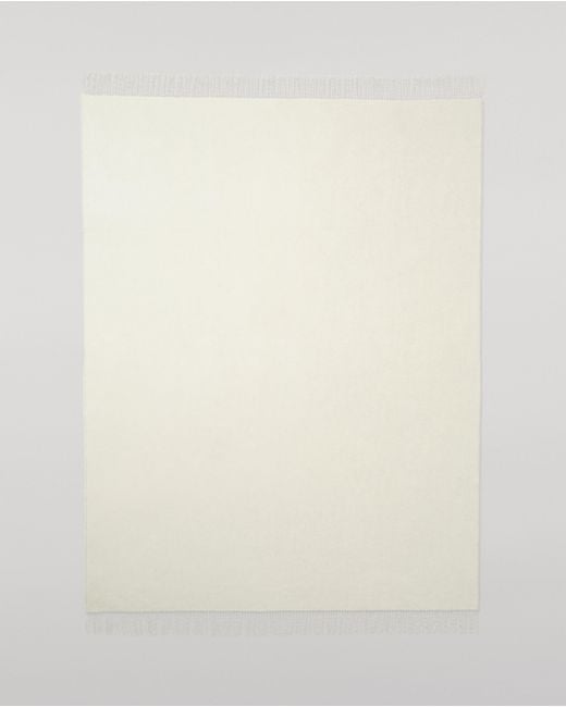 Johnstons Gray Reversible Light & Cashmere Throw