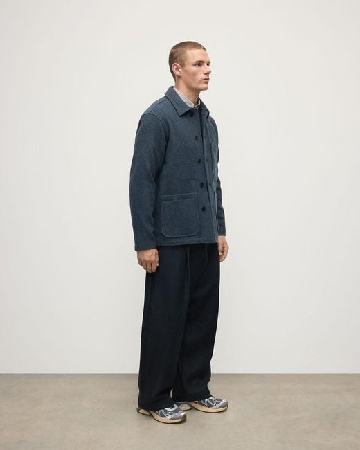 Johnstons Blue The Weavers Jacket for men