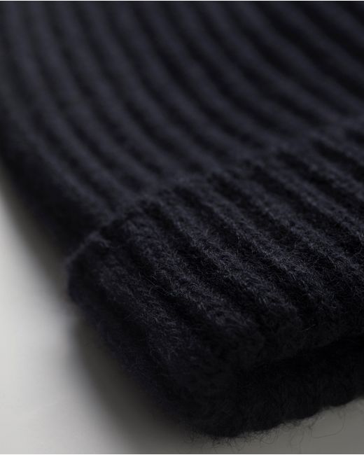 Johnstons Black Lovat Cashmere Hat