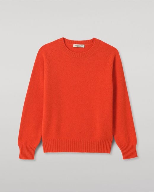 Johnstons Red Blyth Lambswool Jumper