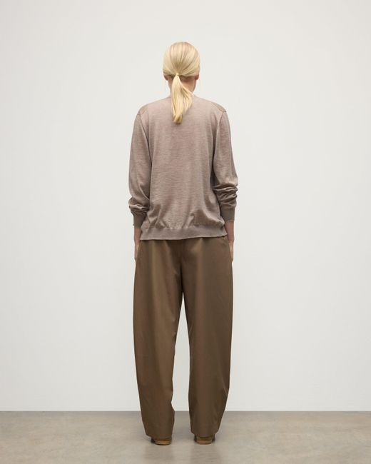 Johnstons Natural Forsyth Light Superfine Cashmere Cardigan