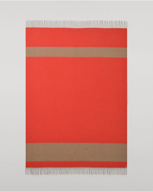 Johnstons Red Stripe Throw