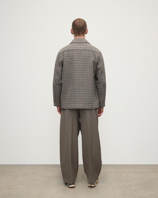 Johnstons Gray The Weavers Jacket for men