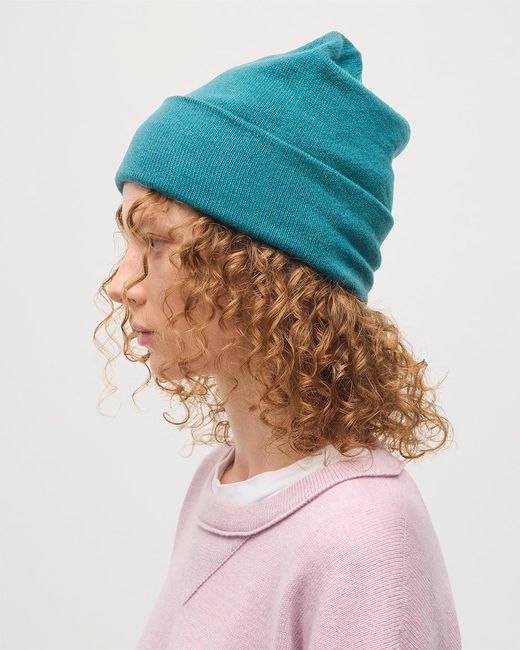 Johnstons Blue Braemar Cashmere Beanie