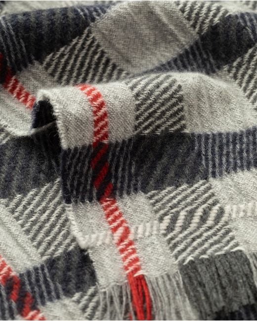 Johnstons Gray Crowe Cashmere Scarf
