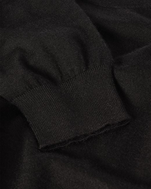 Johnstons Blue Fin Superfine Cashmere Jumper for men