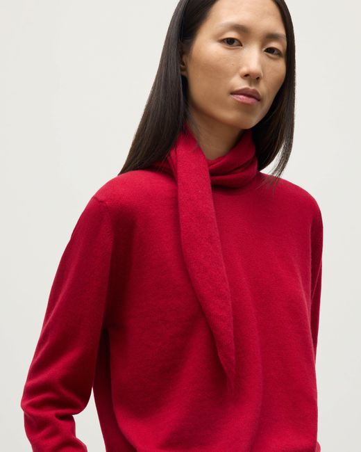 Johnstons Red Reel Cashmere Bandana