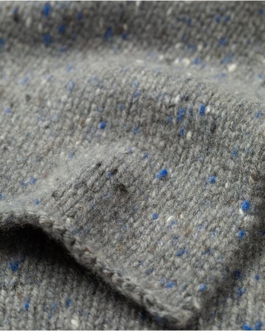 Johnstons Gray Tiree Donegal Cashmere Scarf