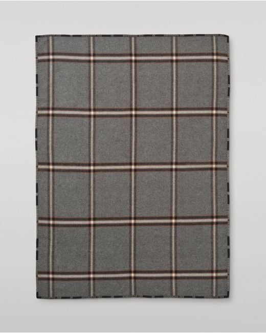 Johnstons Gray Double Face & Wool Throw