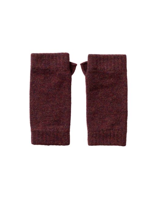 Johnstons Purple Cashmere Wrist Warmers