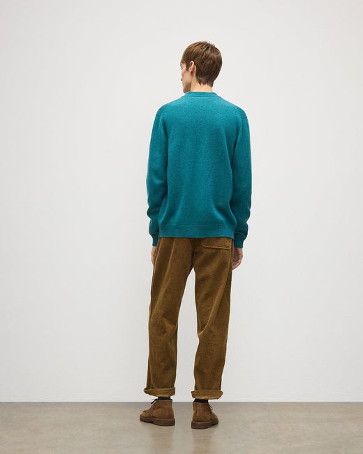 Johnstons Blue Redpath Cashmere Cardigan for men