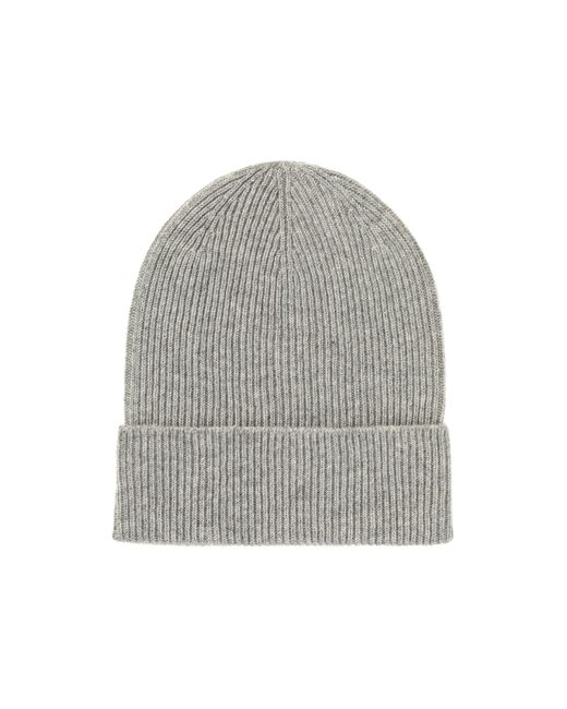 Johnstons Gray Light Slouchy Cashmere Beanie