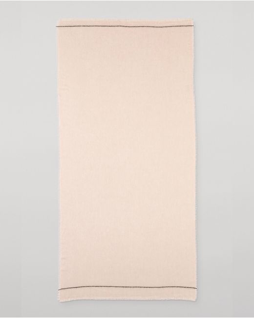 Johnstons Natural Usan Cashmere Scarf