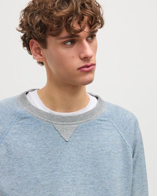Johnstons Blue Beach Cashmere Sweatshirt