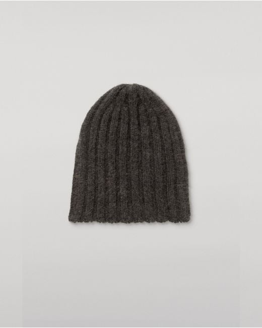 Johnstons Gray Byrne Dark Cashmere Silk Beanie