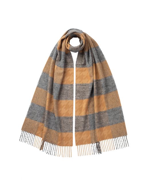 Johnstons Brown The Highgrove Heritage Scarf