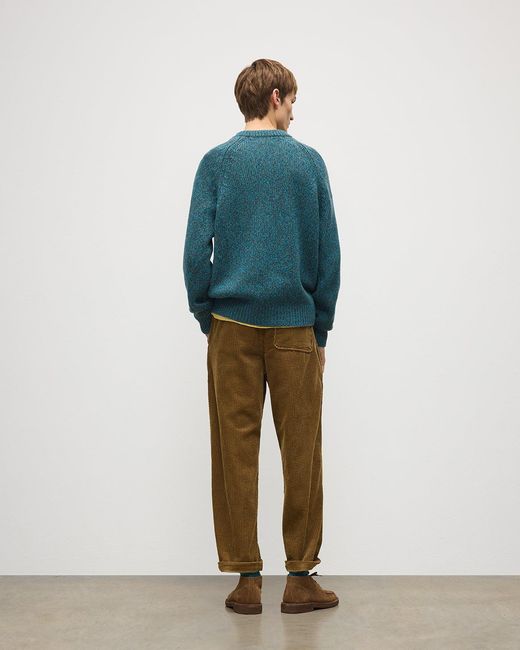 Johnstons Blue Fyfe Cashmere Jumper