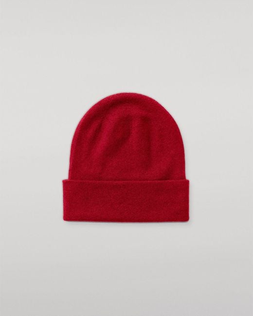 Johnstons Red Braemar Cashmere Beanie