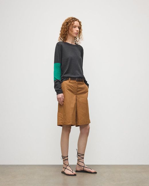 Johnstons White Euna & Superfine Cashmere T-Shirt