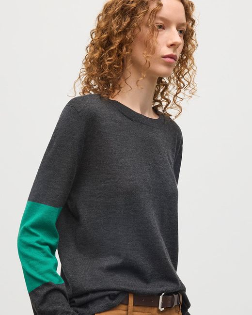 Johnstons White Euna & Superfine Cashmere T-Shirt