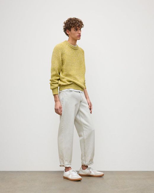 Johnstons White Fyfe Cashmere Jumper