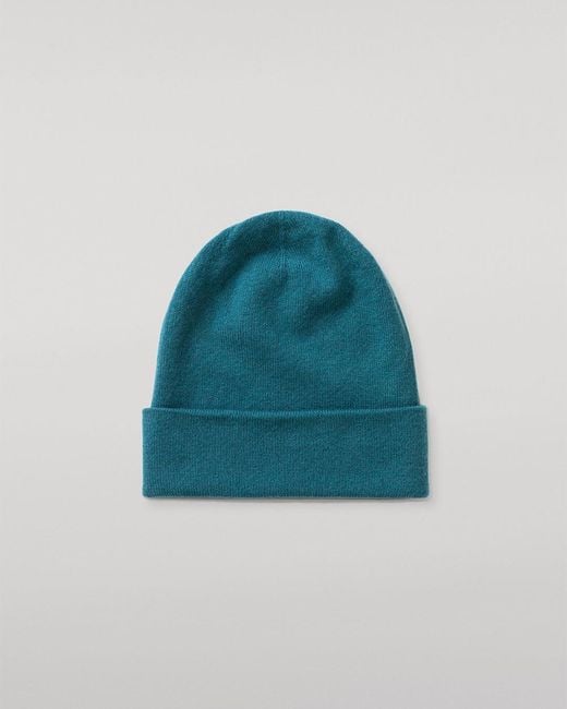 Johnstons Blue Braemar Cashmere Beanie