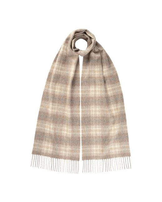 Johnstons Natural Tweed Cashmere Light Scarf