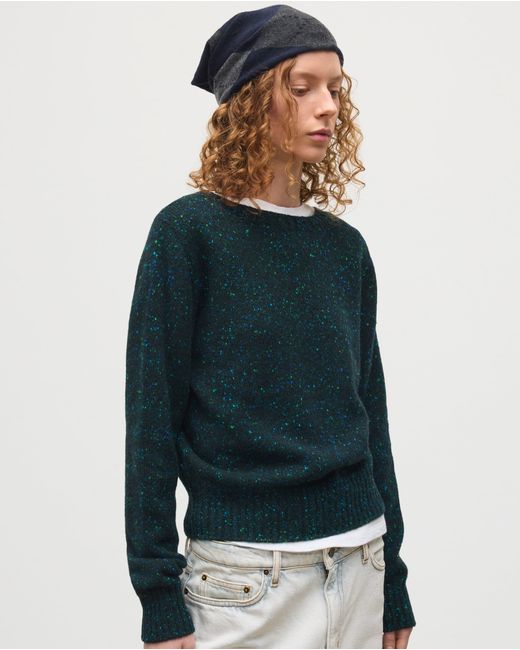 Johnstons White Cairn Donegal Cashmere Jumper