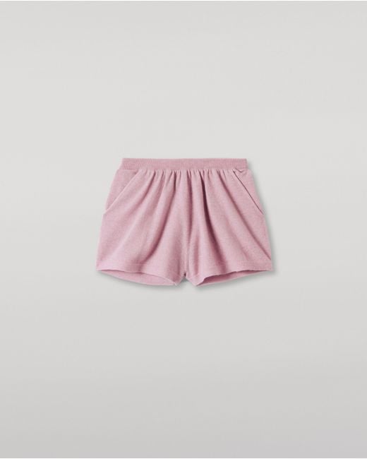 Johnstons Pink Cove Light Cashmere Shorts