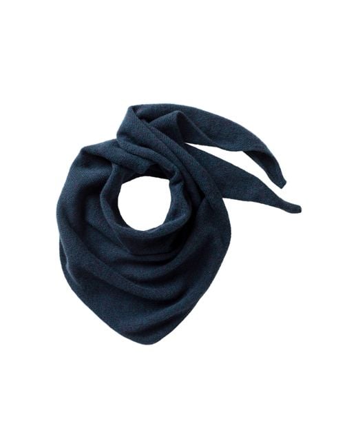 Johnstons Blue Reel Cashmere Bandana