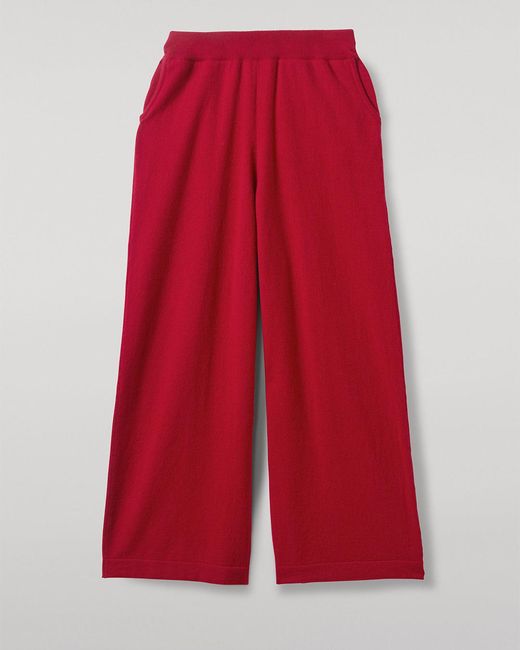 Johnstons White Coll Cashmere Trouser