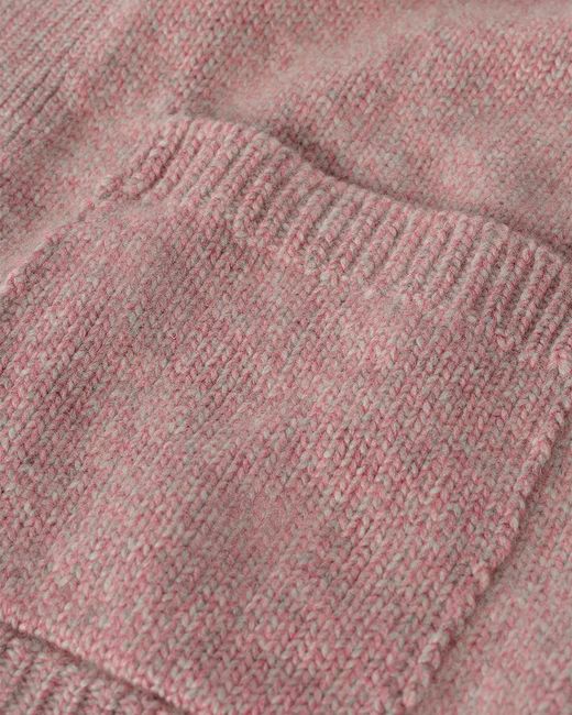 Johnstons Blue Bay Marl Cashmere & Cotton Cardigan