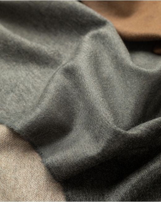 Johnstons Natural Umbra Ombré Cashmere Scarf