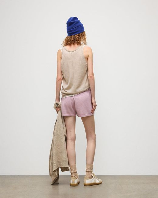 Johnstons Pink Cove Light Cashmere Shorts