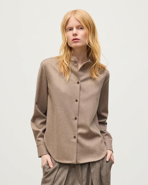 Johnstons Natural Etain Shirt