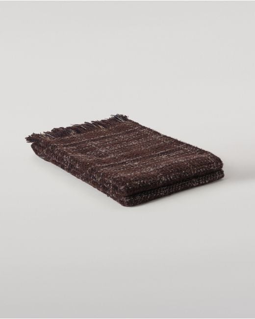 Johnstons Brown Luxury Texture Throw