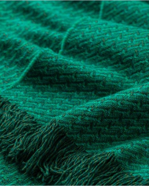 Johnstons Green Iona Cashmere Scarf