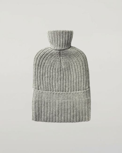 Johnstons Gray Light Cashmere Hot Water Bottle Cover for men