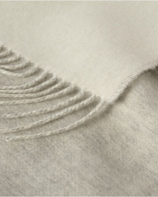 Johnstons Gray Reversible Light & Cashmere Throw